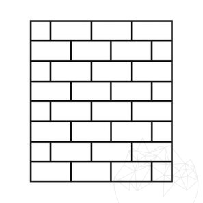 Travertino Classic Cross Spazzolato e Daltuit, 61 x 40,6 x 3 cm