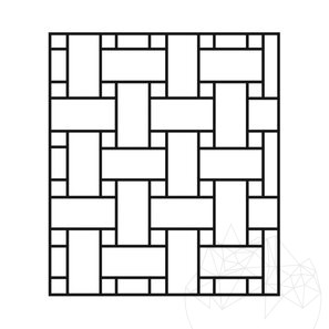 Travertino Classic Cross Spazzolato e Daltuit, 61 x 40,6 x 3 cm