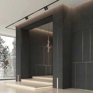 Lastra di Granito Black Crystal Velvet Design 2CM