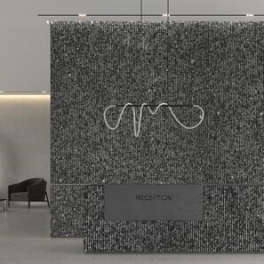 Lastra di Granito Black Diamond Lineal Extreme Light Design 3CM