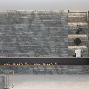 Lastra di Granito Black Forest Lineal Design 3CM
