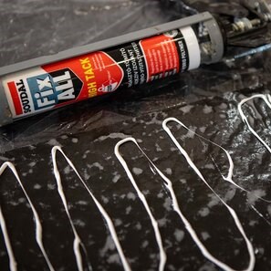 Adesivo flessibile per ardesia - Soudal FIX ALL, 290 ml