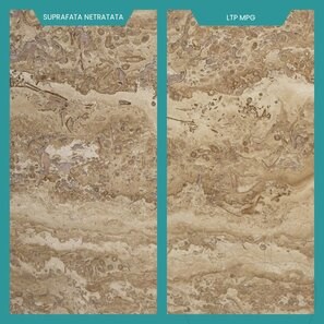 Travertino Latte PREMIUM Cross Cut Polisat, 122 x 61 x 1,2 cm