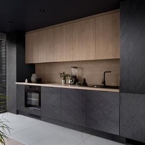 Pietra flessibile Slate SKIN MicroStone 1mm - Black Line, 244 x 122 cm | Pietra ultraflessibile per pareti, mobili