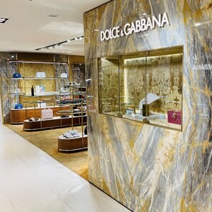 Lastra in marmo lucido Golden Sky, 2 cm