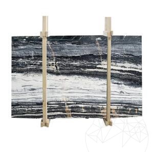 Lastre di marmo Azur Black Lucidato, 2 cm