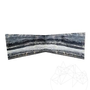 Lastre di marmo Azur Black Lucidato, 2 cm