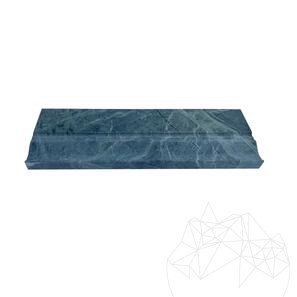 Modanatura M10 in marmo verde Teos, 10 x 30.5 x 2 cm