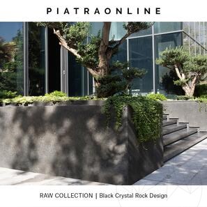 Lastra di Granito Black Crystal Rock Design 3CM