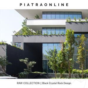 Lastra di Granito Black Crystal Rock Design 3CM