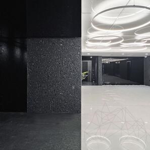 Lastra di Granito Black Diamond Lineal Extreme Dark Design 3CM