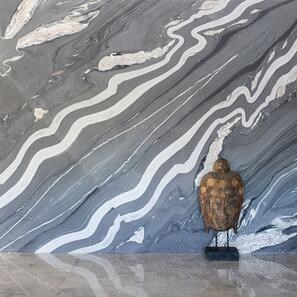 Lastra di Granito Black Horse Rock Design 2CM