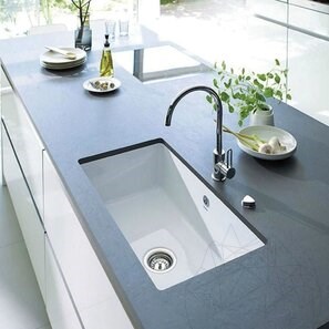 Controsoffitto in ardesia nera periata, 200 x 65 x 3 cm