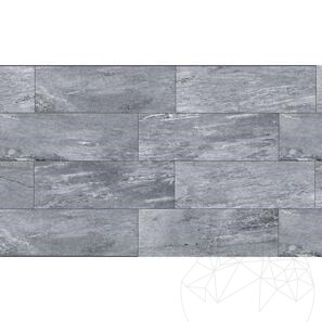 Pietra sinterizzata L'ALTRA PIETRA Cervino Dark, 40 X 120 X 2 cm, R11 - Antiscivolo per uso esterno