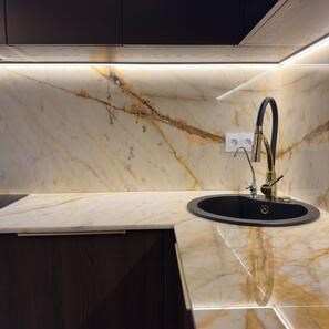 Lastra di marmo Calacatta Oro Lucido, 2 cm