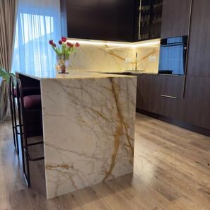 Lastra di marmo Calacatta Oro Lucido, 2 cm