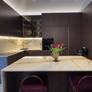 Lastra di marmo Calacatta Oro Lucido, 2 cm