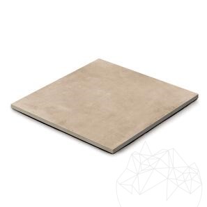 Pietra sinterizzata L'ALTRA PIETRA Cemento Taupe, 60 X 60 X 2 cm, R11 - Antiscivolo per uso esterno