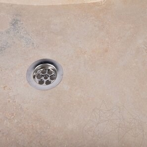 Arco Travertino Classic Lavello SSTS, 80 x 50 x 10 cm