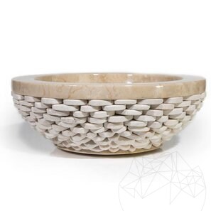 Lavello Matia Marmo Beige Ciottoli