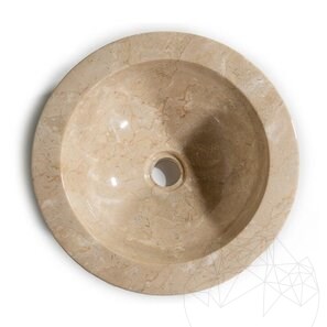 Lavello Matia Marmo Beige Ciottoli