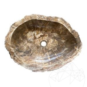Lavello in legno pietrificato Matia