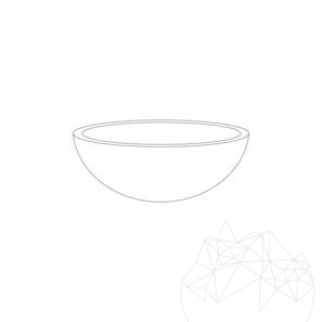 Lavello Matia RS-5, 42 x 15 cm - Materiale personalizzato