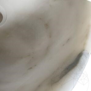 Lavandino per bagno - Marmo Arabescato Oro RS-24, 42 x 15 cm