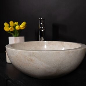 Lavello in marmo Matia Cappuccino RS-5, 42 x 15 cm