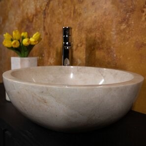 Lavello in marmo Matia Cappuccino RS-5, 42 x 15 cm