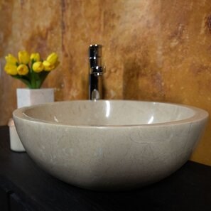 Lavello in marmo Matia Light Beige RS-5, 42 x 15 cm