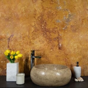Lavabo in travertino Matia Latte RS-21