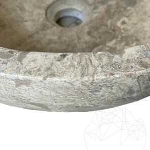 Lavandino Matia Latte Travertino RS-5 42 x 15 cm