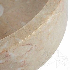 Lavello in marmo Matia Beige chiaro RS-22