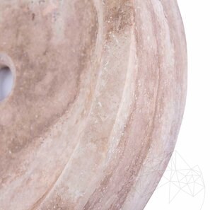 Lavabo Matia in travertino Classic RS-17, 42 x 12 cm