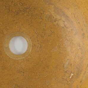 Bathroom Sink - Yellow Travertine RS-24, 42 x 15 cm