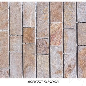 Prolunga del forno mediterraneo da giardino - 15 cm (30 x 30 cm, pietra decorativa Rhodos, cemento armato, 15 kg)