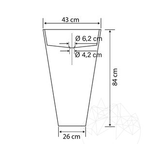 Lavello Tao in travertino classico SP-19, 42 x 82 cm