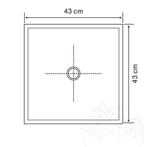 Lavello Tao in travertino classico SP-19, 42 x 82 cm