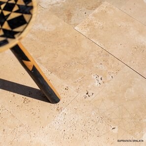 Travertino Classic Cross Cut Periat, 40,6 x 20,3 x 1,2 cm