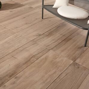 Pietra sinterizzata L'ALTRA PIETRA Harena Holz Noce, 40 X 120 X 2 cm, R11 - Antiscivolo per uso esterno