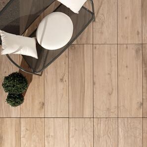 Pietra sinterizzata L'ALTRA PIETRA Harena Holz Noce, 40 X 120 X 2 cm, R11 - Antiscivolo per uso esterno