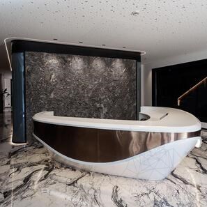 Lastra in Granito Kosmus Silver Lava Design 2CM