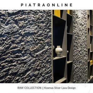 Lastra in Granito Kosmus Silver Lava Design 2CM
