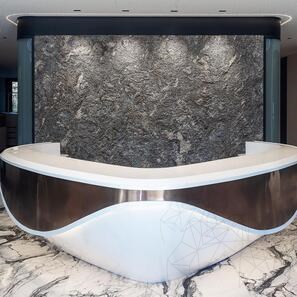 Lastra in Granito Kosmus Silver Lava Design 2CM