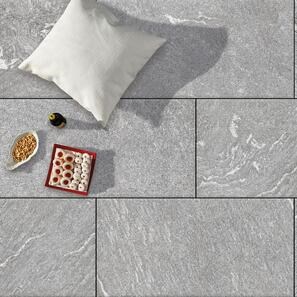 Pietra sinterizzata L'ALTRA PIETRA  Colosseo Grigioni, 60 X 120 X 2 cm, R11 - Antiscivolo per uso esterno