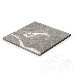 Pietra sinterizzata L'ALTRA PIETRA Colosseo Grigioni, 60 X 60 X 2 cm, R11 - Antiscivolo per uso esterno