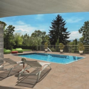 Pietra sinterizzata L'ALTRA PIETRA Colosseo Quarzite Gialla, 60 X 60 X 2 cm, R11 - Antiscivolo per uso esterno