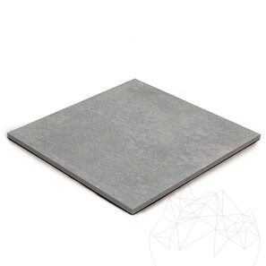 Pietra sinterizzata L'ALTRA PIETRA Colosseo Silvergrau, 60 X 60 X 2 cm, R11 - Antiscivolo per uso esterno
