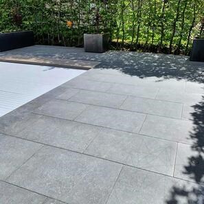 Pietra sinterizzata L'ALTRA PIETRA Duomo Bluestone Noir, 60 X 90 X 2 cm, R11 - Antiscivolo per uso esterno